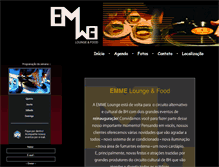 Tablet Screenshot of emmelounge.com.br